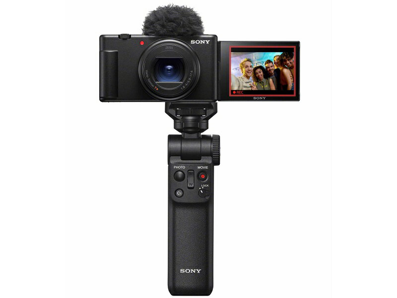 ♡美品 SONY VLOGCAM ZV-1F + シューティンググリップ Amazon | SONY(ソニー) 【ZV-1F と グリップ セット】 快適にVlog撮影