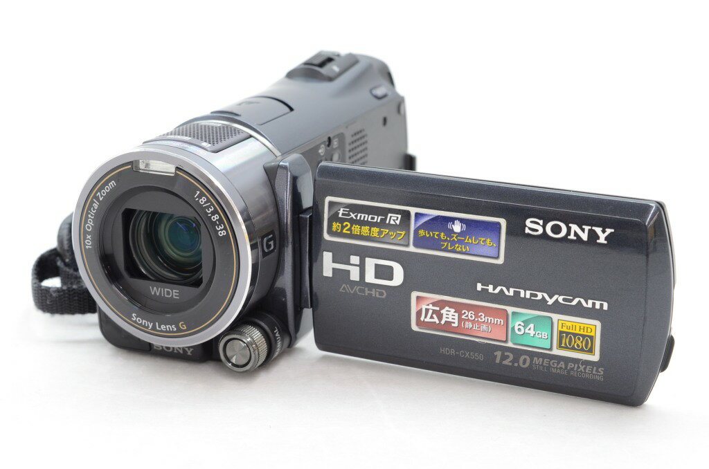 【中古】SONY ハンディカム HDR-CX550V