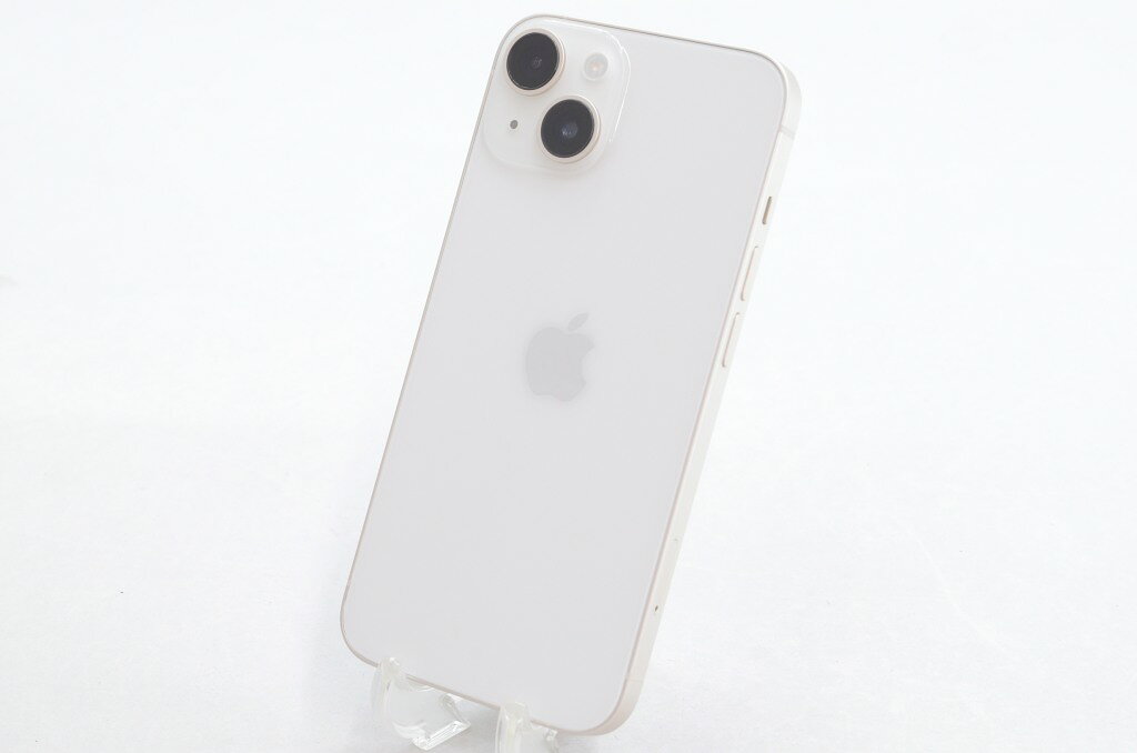 ■商品のご案内 商品名：iPhone14 128GB Starlight キャリア：SIMフリー メーカー：Apple 型番：MPUQ3J/A ■製品の仕様 製造番号/IMEI：359203501223629 ネットワーク制限：○(au) 水没反応：反応無し OS(現在)：iOS 18.6.2 ■返品・返金保証期間 3ヶ月 ■付属品 無し ■特記事項 本体変色(小)あり ■外観ランク：A ※中古商品につき、微細なキズ・汚れがございます。 　ご了承の上、お買い求め下さい。 ■社内処理欄 2098455766723 RPK6F-MPUQ3JA[22.12.25]【中古】SIMフリー Apple iPhone14 128GB Starlight A2881 MPUQ3J/A ※商品写真はクリックで拡大出来ます ※化粧箱(元箱)は記載や商品写真に無い場合、付属いたしません。