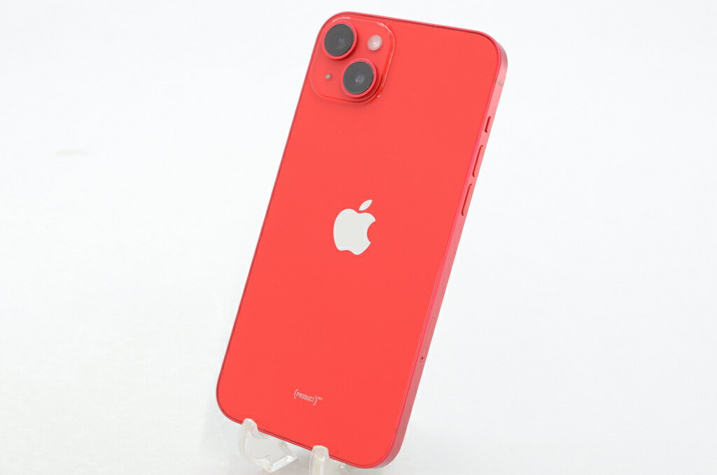【中古】SIMフリー Apple iPhone14 Plus 128GB (PRODUCT)RED A2885 MQ4F3J/A