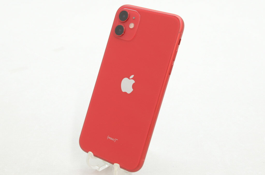 【中古】SIMフリー Apple iPhone11 64GB (PRODUCT)RED A2221 MWLV2J/A