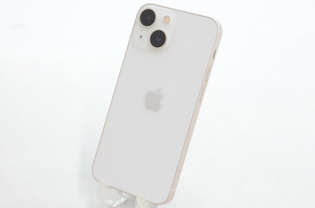 【中古】SIMフリー Apple iPhone13 mini 128GB Starlight A2626 MLJE3J/A