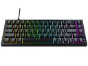 【化粧箱 訳アリ品】 Xtrfy K5 COMPACT RGB BLACK K5-RGBCPT-BLACK-R-US 赤軸(ブラック)