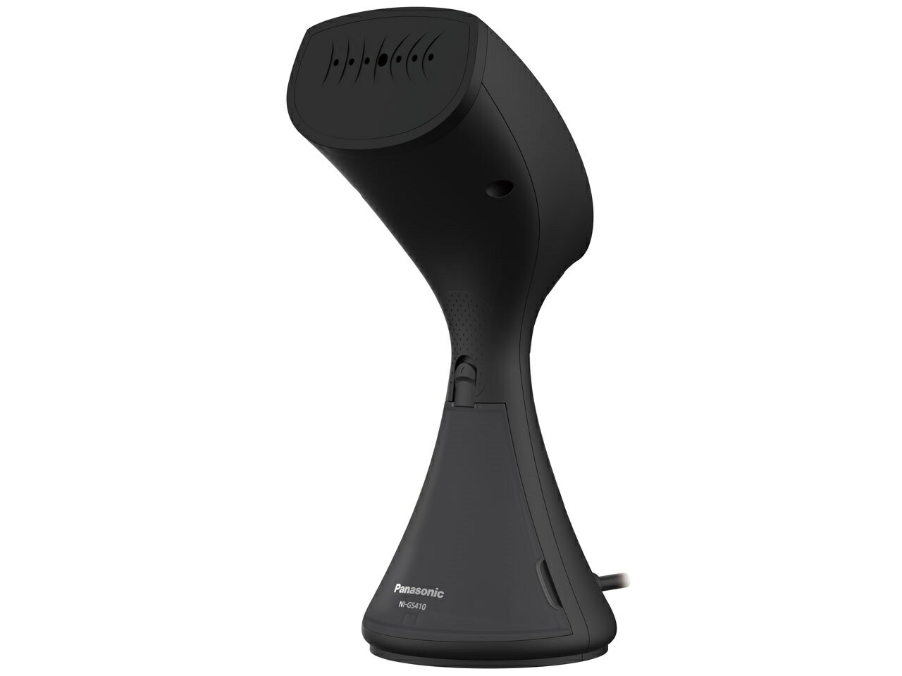 【展示品・外箱欠品】Panasonic NI-GS410-MB (マットブラック) コードつき衣類スチーマー