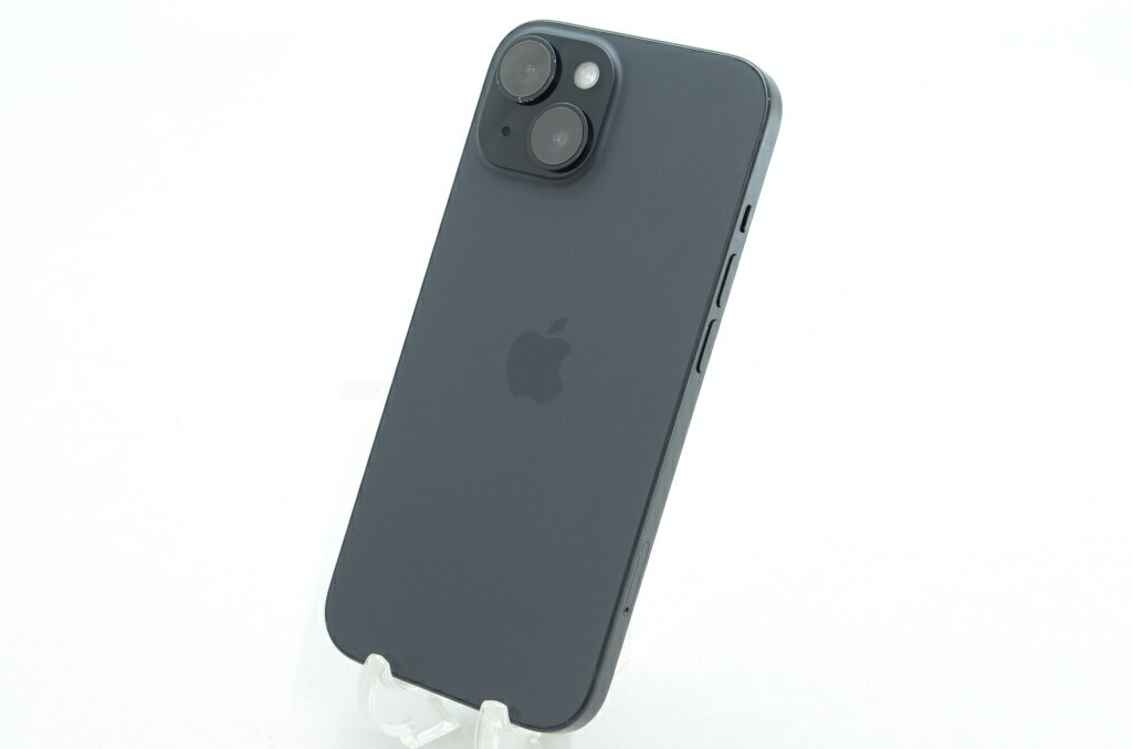 【中古】SIMフリー Apple iPhone15 256GB Black A3089 MTMN3J/A