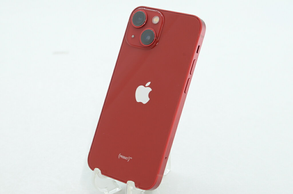 【中古】SIMフリー Apple iPhone13 mini 128GB (PRODUCT)RED A2626 MLJG3J/A 外観ランクB