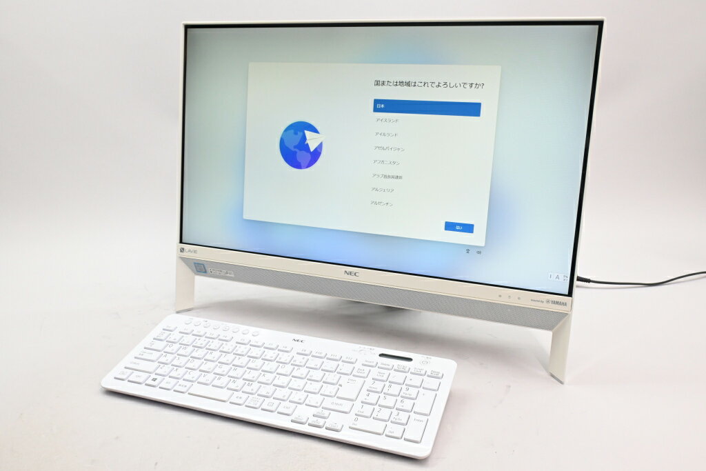 【中古】NEC LAVIE Desk All-in-one DA700/KAW PC-DA700KAW ホワイトシルバー