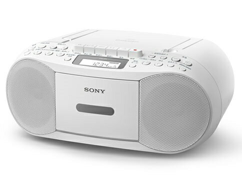 SONY - 【展示品、外箱欠品】 SONY コンパクトCDラジカセ CFD-S70-WC(ホワイト)