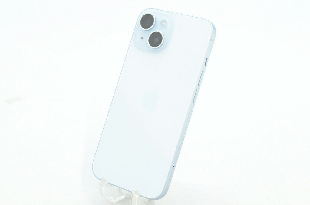 【中古】SIMフリー Apple iPhone15 128GB Blue A3089 MTML3J/A