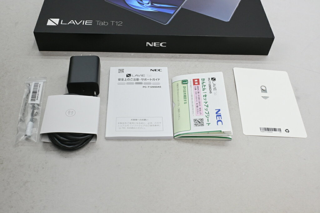 【中古】NEC LAVIE Tab T12 T1295/DAS PC-T1295DAS ストームグレー