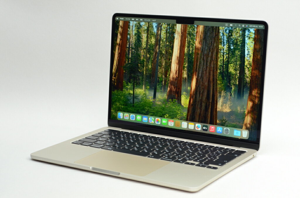 【中古】Apple MacBook Air 13インチ M2(8コアCPU/10コアGPU) 512GB スターライト MLY23J/A