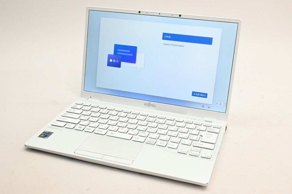 【中古】FUJITSU LIFEBOOK UH UH90/F3 FMVU93F3WZ シルバーホワイト