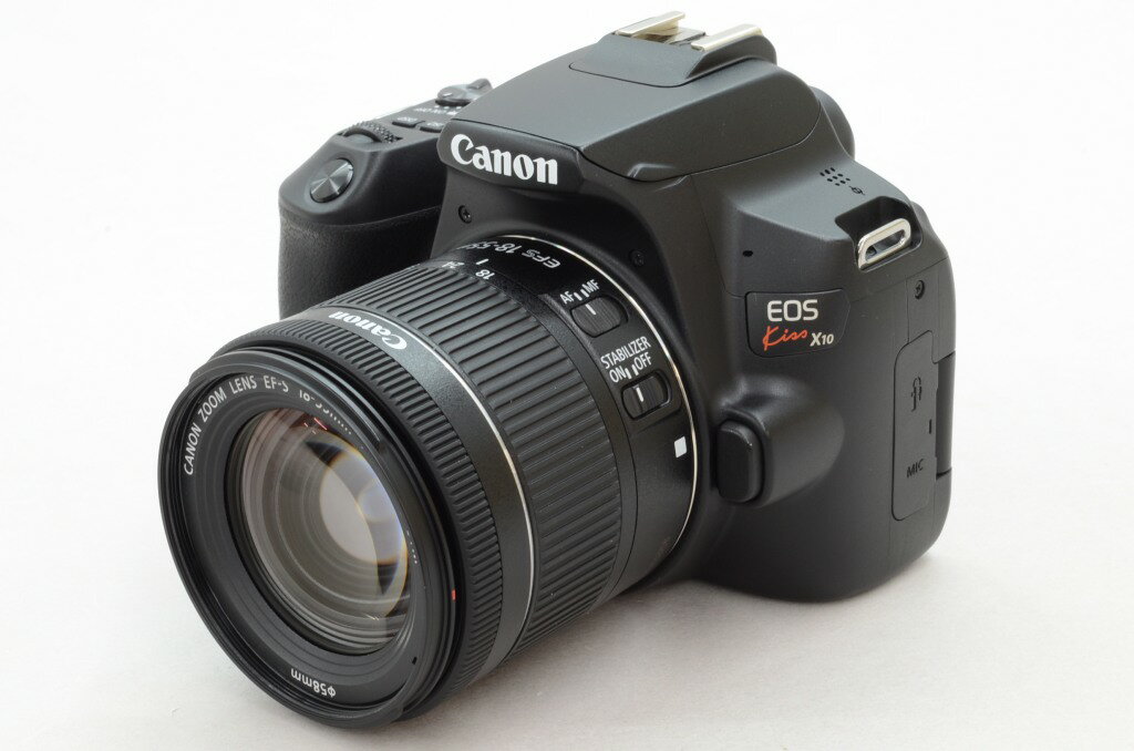 【中古】Canon EOS Kiss X10 ダブルズームキット ブラック