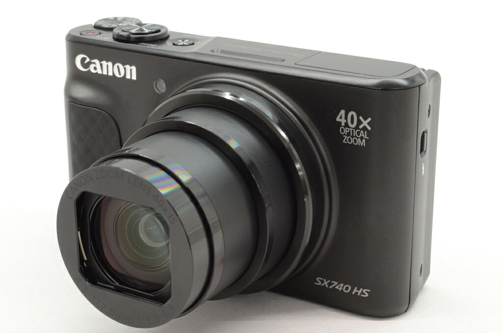 楽天市場】キヤノン powershot sx740hs ブラックの通販