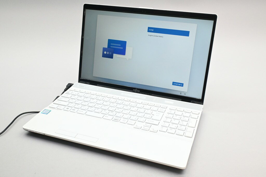 【中古】FUJITSU LIFEBOOK AH AH49/B3 FMVA49B3WZ プレミアムホワイト