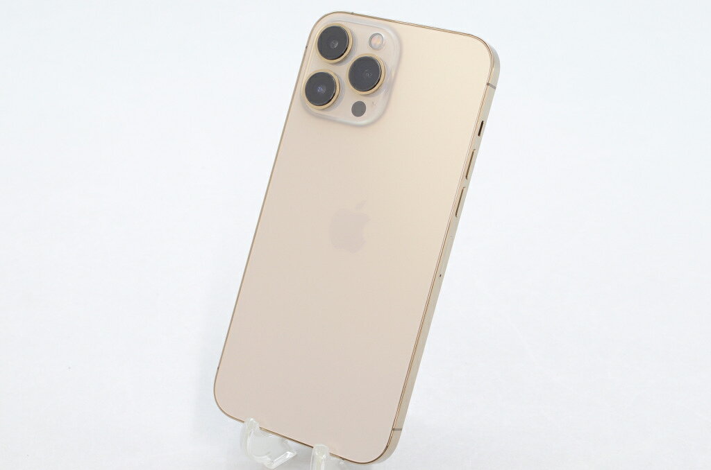 【中古】SIMフリー Apple iPhone13 Pro Max 256GB Gold A2641 MLJA3J/A