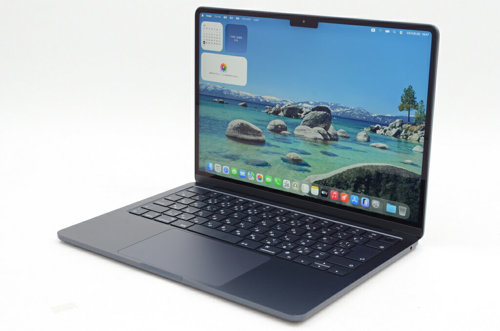 13 吋 - 【中古】Apple MacBook Air 13インチ M2(8コアCPU/8コアGPU) 8GB/256GB ミッドナイト MLY33J/A