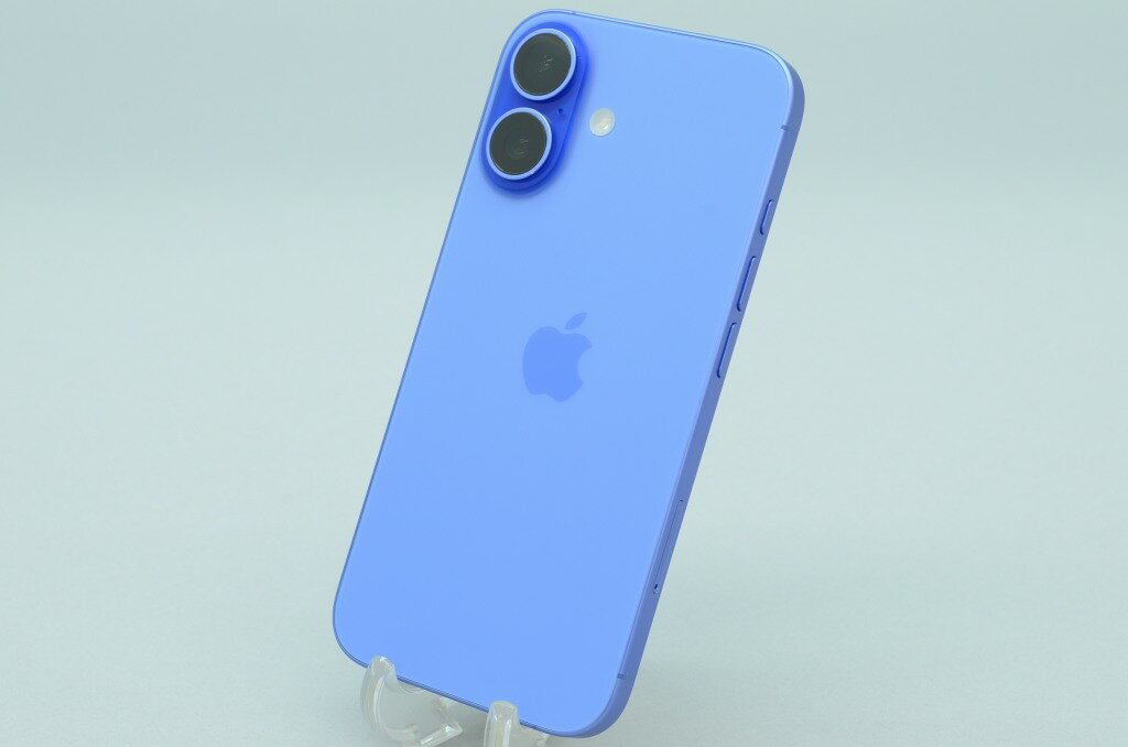 【中古】SIMフリー Apple iPhone16 256GB ウルトラマリン A3286 MYE03J/A