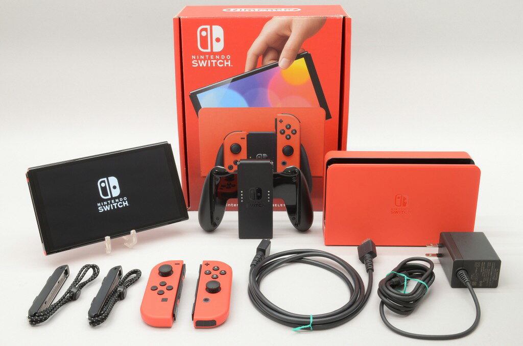 楽天市場】nintendo switch 有機elモデル 本体 中古（カラーレッド