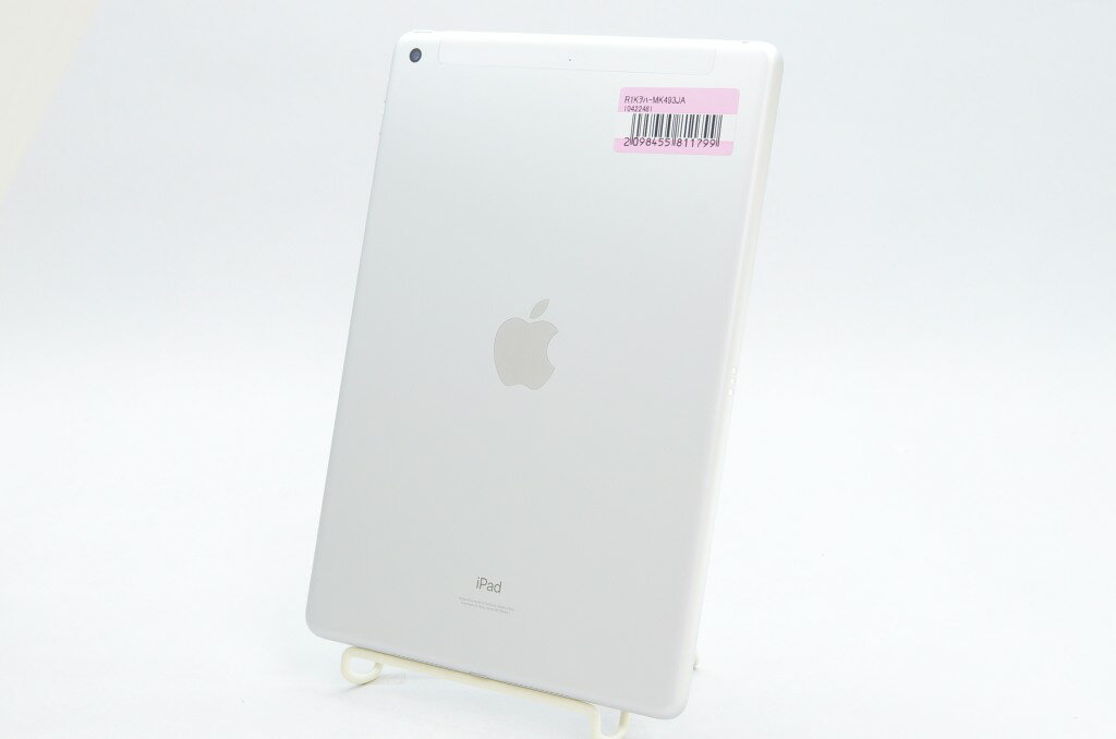【中古】Apple iPad 10.2インチ (第9世代) Wi-Fi+Cellular(SIMフリー) 64GB シルバー MK493J/A
