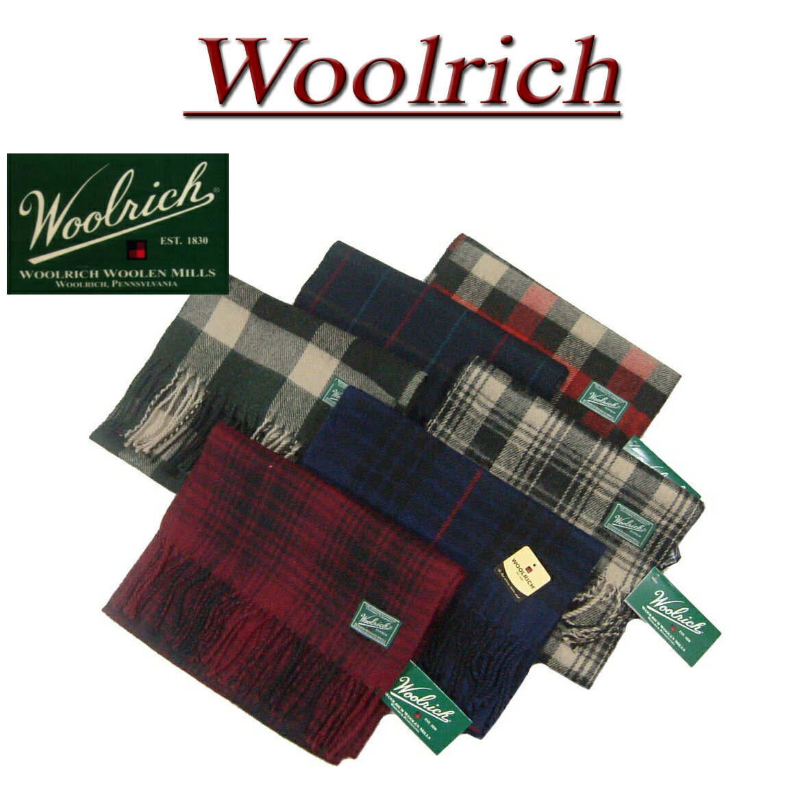 【6色】 aw951 新品 WOOLRICH チェック ラム