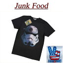 【US規格 5サイズ】 ab061 新品 JUNK FOOD USA産 ストーム トルーパー デス スター 半袖 Tシャツ メンズ S2349-7730 ジャンクフード STORM TROOPER DEATH STAR STAR WARS スターウォーズ JunkFood MADE IN USA 【smtb-kd】