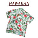 【7サイズ】 wu445 新品 ハイビスカス 花柄 半袖 レ...
