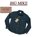 y7F4TCYz ac194 Vi BIG MIKE   ^[^`FbN wr[lVc 101735010 Y rbO}CN HEAVY FLANNEL WORK SHIRTS tlVc [NVc wrl BIGMIKE Made in INDIA ysmtb-kdz