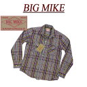 y7F3TCYz ac197 Vi BIG MIKE   `FbN wr[lVc 101735017 Y rbO}CN HEAVY FLANNEL WORK SHIRTS tlVc [NVc wrl BIGMIKE Made in INDIA ysmtb-kdz