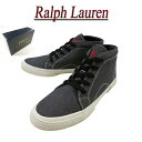 【9サイズ】 ac471 新品 POLO by Ralph Lauren THURLOS キャンバス ミッドカット スニーカー メンズ シューズ RalphLauren ポロ ラルフローレン SK-VLC COTTON SNEAKER 【smtb-kd】