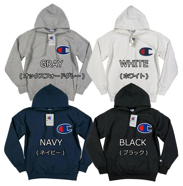 【4色6サイズ】 ja971 新品 Champion ACTION STYLE さがら刺繍 ビッグロゴ 肉厚 プ...