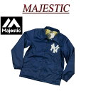 【5サイズ】 jb941 新品 MAJESTIC ニューヨーク ヤンキース さがら刺繍 裏ボア コーチジャケット MM23-NYK-0106 メンズ マジェスティック New York Yankees MLB OFFICIAL WEAR NY ウインドブレーカー ナイロンジャケット