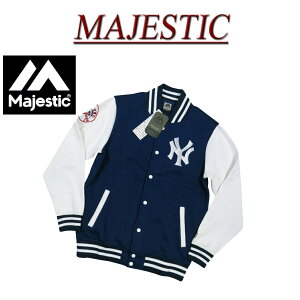 【1/6再入荷! 5サイズ】 jb961 新品 MAJESTIC 当店別注モデル ニューヨーク ヤンキース ロゴ刺繍 裏起毛 スウェット スタジャン MM22-NY8F02 メンズ マジェスティック スタジアムジャケット ジャケット スタジアムジャンパー 【smtb-kd】