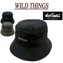 【2色】 gm621 新品 WILD THINGS ロゴプリント 無地 バケットハット WT19035Y メンズ ワイルドシングス WT BUCKET HAT 帽子 アメカジ