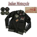 【20%off 2色5サイズ】 jc771 新品 INDIAN MOTOCYCLE フライングホイール刺繍 PUレザー切替 ジャージトップ IMSZ-804 メンズ インディアンモトサイクル トラックジャケット IndianMotocycle