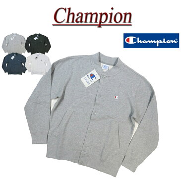 【定番 4色4サイズ】 ch751 新品 Champion トリコロールタグ ワンポイント刺繍 裏毛 無地 スナップ スウェットジャケット C3-Q003 メンズ チャンピオン 長袖 ムジ カーディガン トレーナー スナップジャケット アメカジ トリコタグ 【smtb-kd】