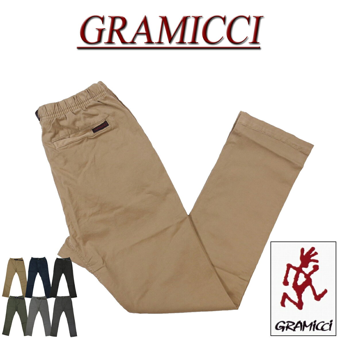 【定番 6色5サイズ】 gm161 新品 GRAMICCI NN-PANTS グラミチ ストレッチ ニューナローパンツ クライミングパンツ 0816-FDJ メンズ ボルダリング チノパンツ アメカジ アウトドア ロング NEW NARROW PANTS 【smtb-kd】