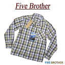 y4TCYz jd507 Vi FIVE BROTHER `FbN I[vJ[  CglVc 152001 Y t@CuuU[ LIGHT FLANNEL WORK SHIRTS tlVc `FbNVc [NVc Made in INDIA ysmtb-kdz