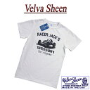  jd581 新品 Velva Sheen USA製 半袖 RACER JACK’S SPEEDWAY TEE Tシャツ 162035 ベルバシーン メンズ ブルーレーベル ティーシャツ Made in USA 