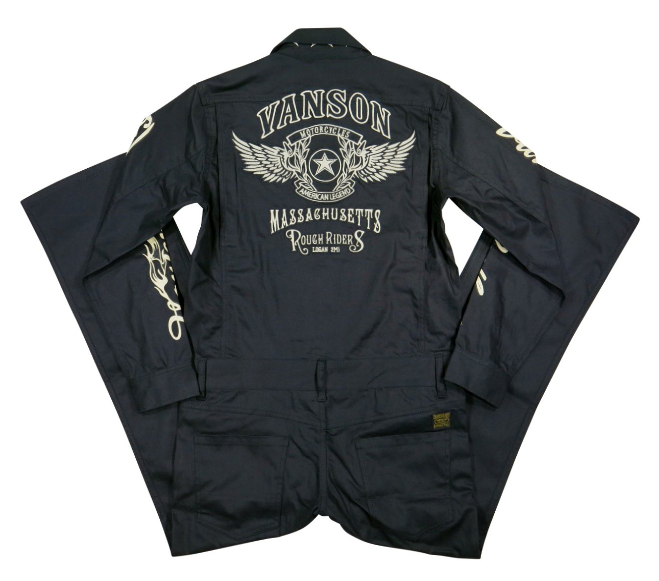 楽天市場】VANSON つなぎ(サイズ(S/M/L)3L)(メンズ 楽天市場】VANSON つなぎ(サイズ(S/M/L)3L)(メンズ