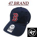 ac781 新品 47BRAND ボストン レッドソックス ロゴ 刺繍 ストラップバック ベースボールキャップ RGW02GWS メンズ フォーティーセブンブランド RED SOX HOME ‘47 CLEAN UP NAVY 帽子【smtb-kd】