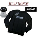 【2色4サイズ】 gn031 新品 WILD THINGS ワイルドシングス REF CREW リフレクタープリント スウェットシャツ WT21136N メンズ アメカジ アウトドア クルーネック トレーナー スエット 裏毛 【smtb-kd】