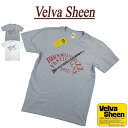  jd801 新品 Velva Sheen USA製 BROOKLYN JAZZ TEE 半袖 スラブ Tシャツ 162080 メンズ ベルバシーン ティーシャツ イエローレーベル Made in USA 