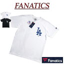 【4/15再入荷 2色5サイズ】 je191 新品 FANATICS 当店別注モデル ロサンゼルス ドジャース ロゴプリント 半袖 Tシャツ MM01-LD-1S20 メンズ ファナティクス Los Angeles Dodgers MLB OFFICIAL WEAR LA ティーシャツ 【smtb-kd】