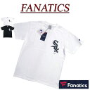  je201 新品 FANATICS 当店別注モデル! シカゴ ホワイトソックス ロゴプリント 半袖 Tシャツ MM01-CW-1S21 メンズ ファナティクス MLB OFFICIAL WEAR WHITE SOX ティーシャツ 