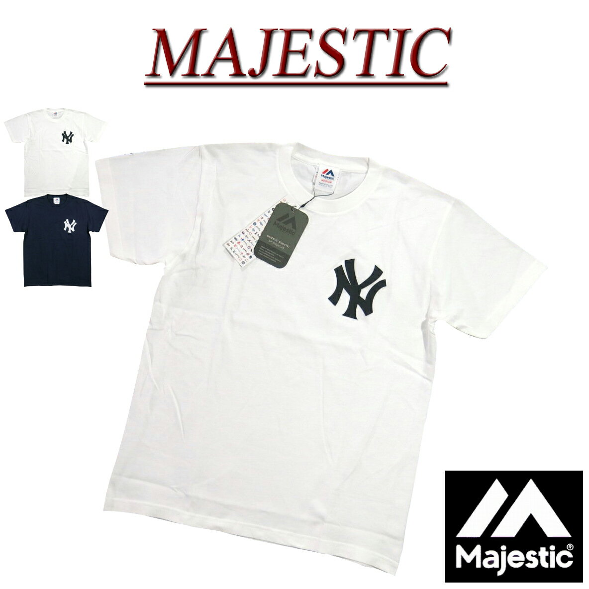 25 jc851  MAJESTIC Źǥ! ˥塼衼 󥭡 ե åڥ Ⱦµ T MM01-NY-9S45  ޥƥå New York Yankees MLB OFFICIAL WEAR NY ƥ smtb-kd