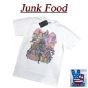 【US規格 5サイズ】 ac981 新品 JUNK FOOD スターウォーズ ジェダイの帰還 ビンテージ調 半袖 Tシャツ 12UXSW064 メンズ ジャンクフード STAR WARS RETURN OF THE JEDY ティーシャツ JunkFood 【smtb-kd】