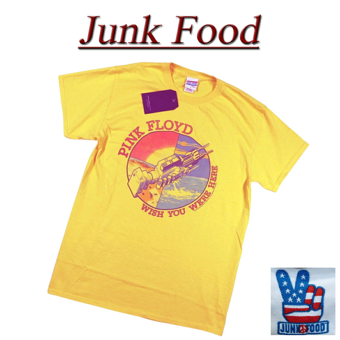 US 5 ad041  JUNK FOOD ԥ󥯡ե ӥơĴ Ⱦµ ХT 12UXPF113  󥯥ա PINK FLOYD WISH YOU WERE HERE å ƥ JunkFood smtb-kd