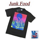 【US規格 5サイズ】 ad071 新品 JUNK FOOD ジミ ヘンドリックス ビンテージ調 半袖 バンドTシャツ 12UXJH026 メンズ ジャンクフード JIMI HENDRIX ロック ティーシャツ JunkFood 【smtb-kd】