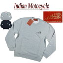 【2色4サイズ】 je891 新品 INDIAN MOTOCYCLE ヘッドマーク刺繍 スウェットシャツ IC-2530 メンズ インディアンモトサイクル 長袖 裏毛 スエット トレーナー アメカジ 【smtb-kd】